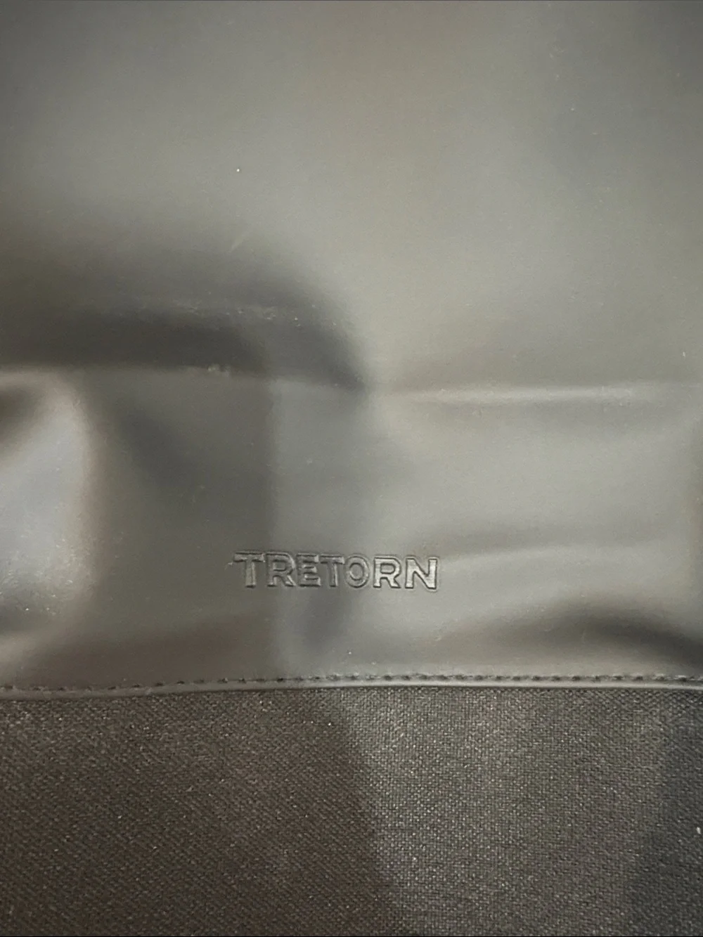 Tretorn Black Roll-Top Backpack